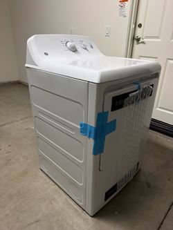 GE 6.2 cu. ft. White Electric Dryer