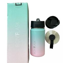 Iron Flask 14 Oz Cotton Candy Wide Mouth Ceramic Water Bottle