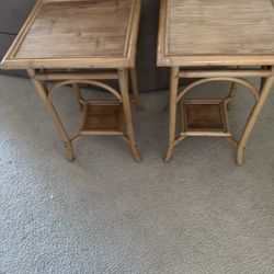 Bamboo side Table 