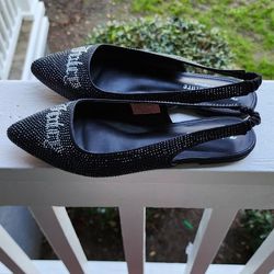 Shipping Only!!!  Women's Juicy Couture Rhinetsone Flats