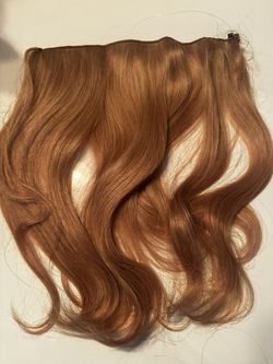 #4H Human Hair Halo Extension 16”
