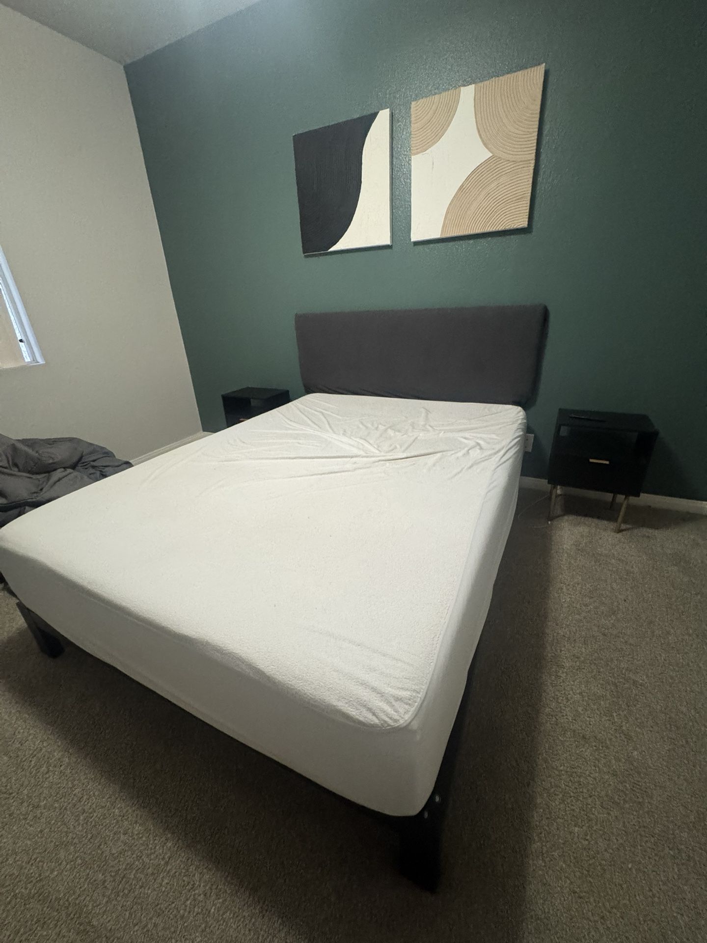 Queen Bed Frame & Headboard