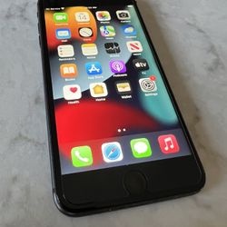 iPhone 8  Plus W/ New Tempered Glass Screen Protector And Charger 