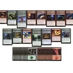 Red Green Werewolf Deck - 60 Cards - MTG Magic The Gathering - Ready to Play!!!