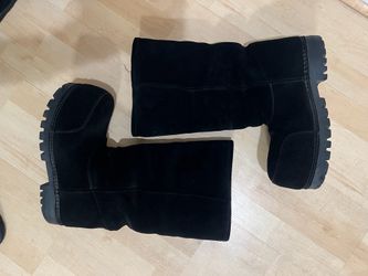 Balenciaga suede Ugg alaska boot high