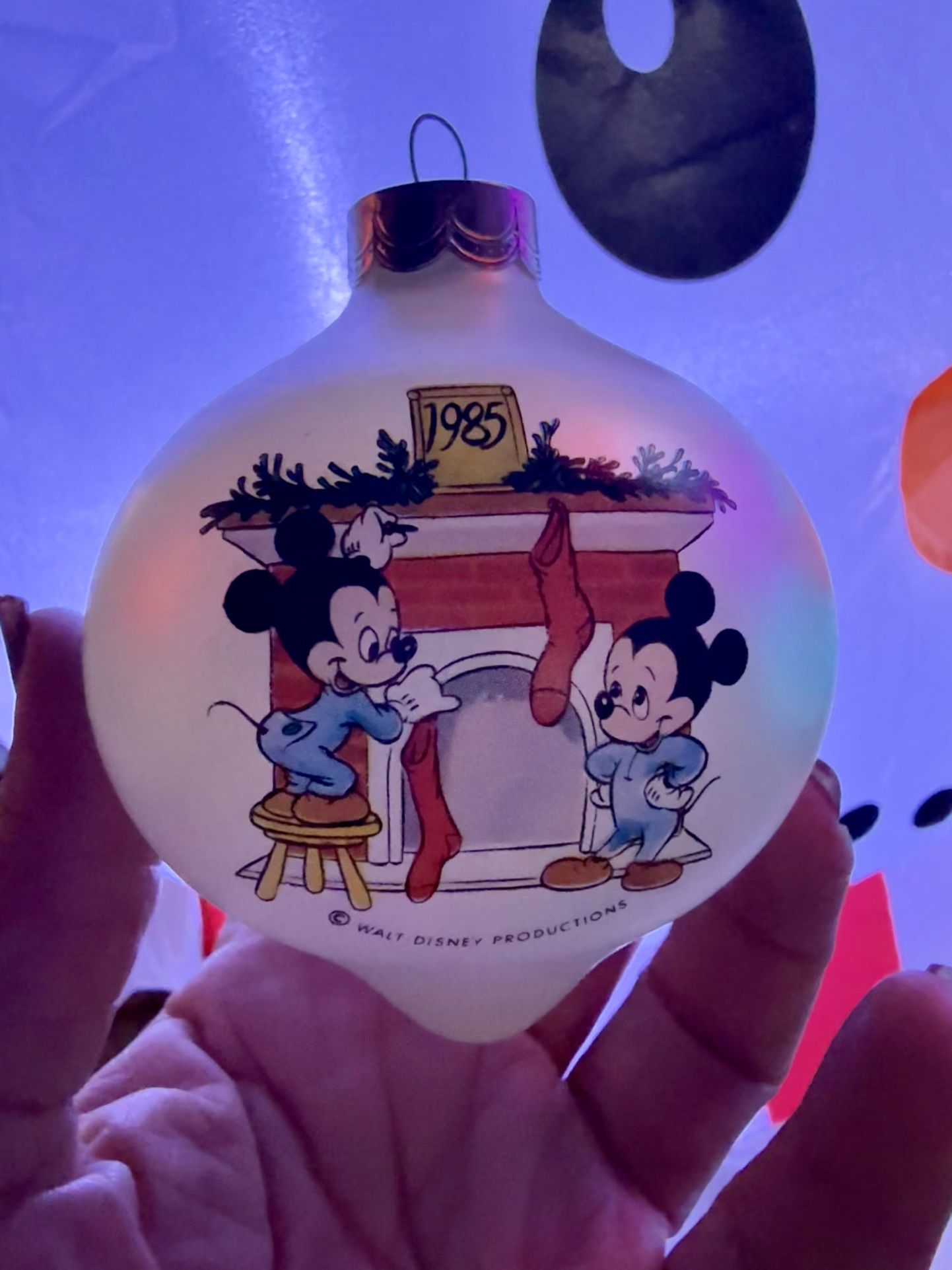 1985 Vintage Hallmark Disney Ornament - Mickey Mouse Santa