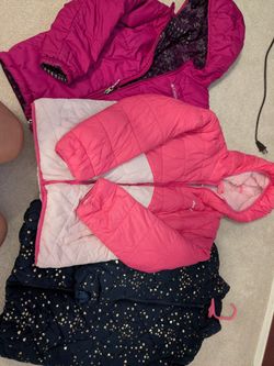 Girl Jackets , Columbia,H& M, Eddie Bouer Size 8/10