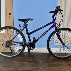 Unisex Black Purple Motiv 26” Bike