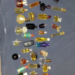 37 mini vintage perfumes and cologne
