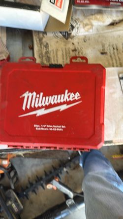 Milwaukee 1/4" Drive Socket Set in Case