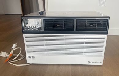 Friedrich Uni-Fit Series 8,000 BTU 115V Smart Through-the-Wall Air Conditioner with 3 Fan Speeds, Remote Control - White