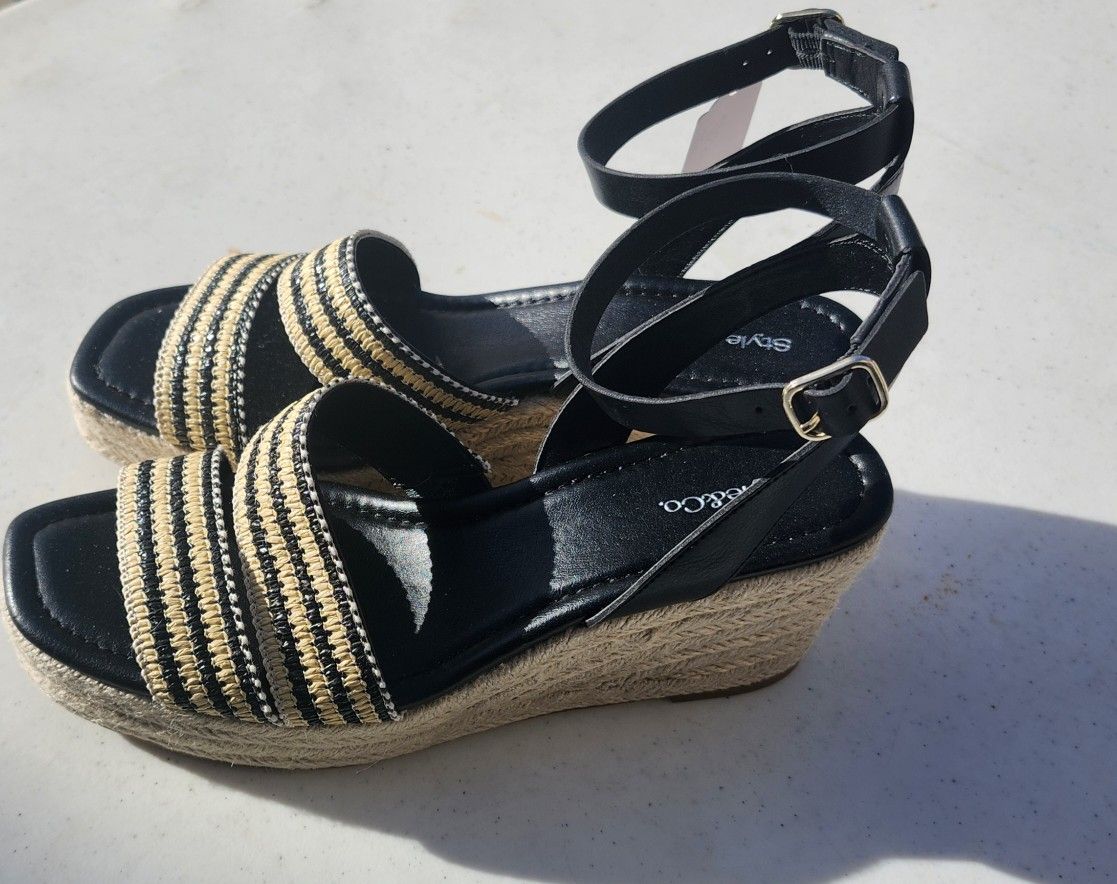 Style & Co Women's Strappy Wedge