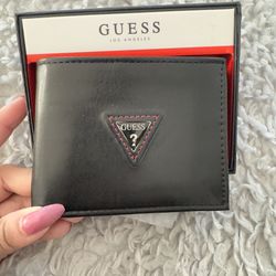 Guess Black Bifold Men’s Wallet. New