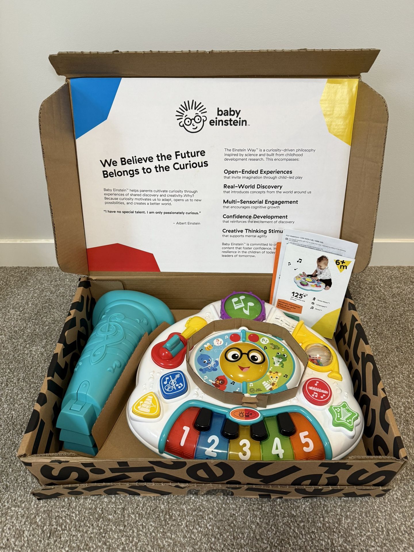Baby Einstein Discovering Music activity table