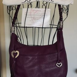 Brighton Barbados Handbag In Plum/Eggplant