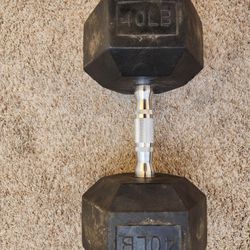 40 Lb Dumbbell 