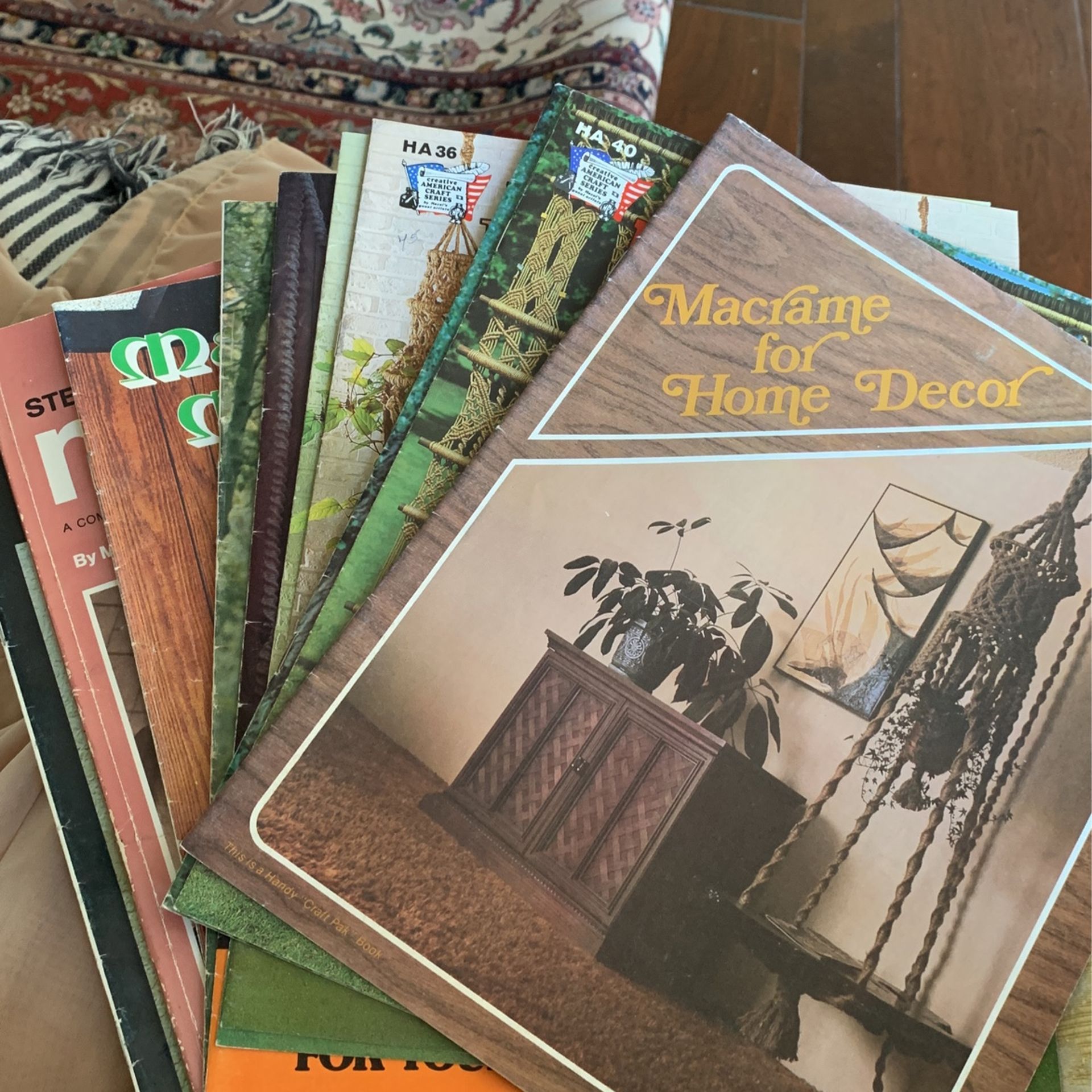 Lot Of Macrame Magazines