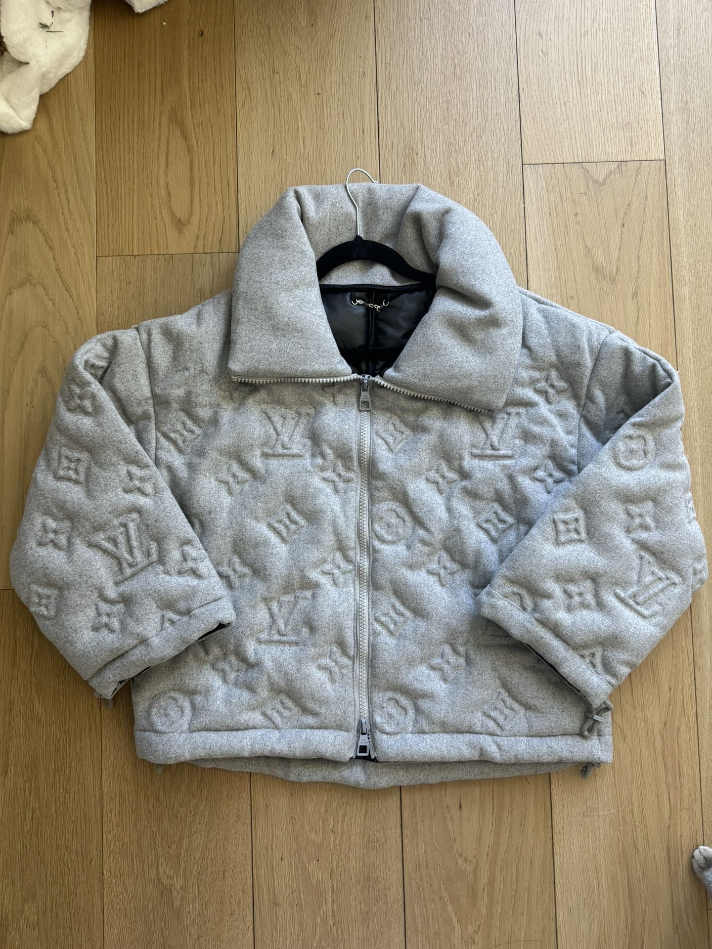 Louis Vuitton Gray Monogram Boyhood Puffer Jacket for Sale in Los Angeles CA OfferUp