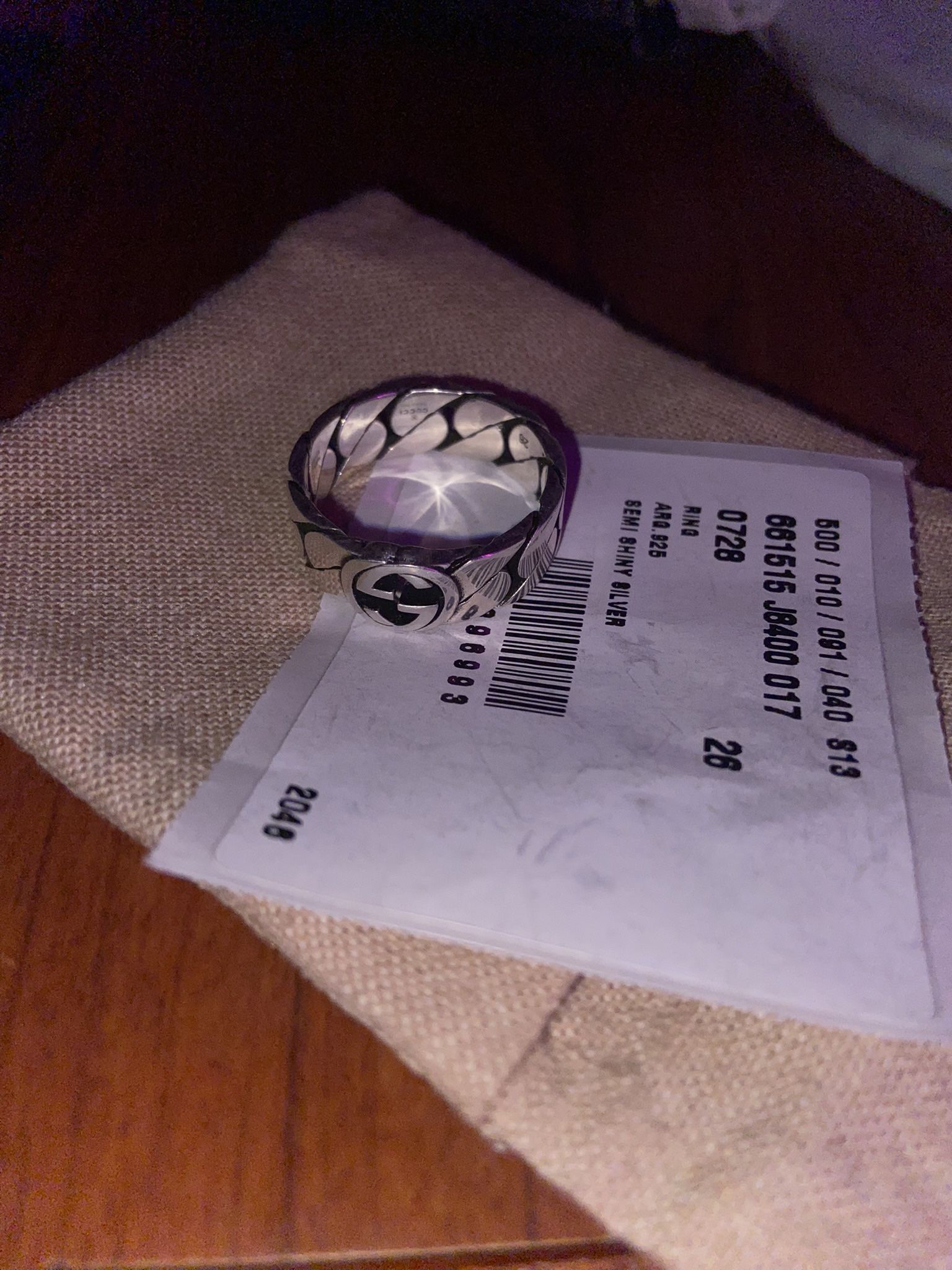 Gucci Ring For Men Size 26