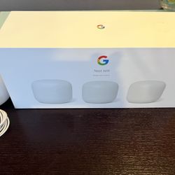 Google Nest WiFi 2 Routers and 2 Points - WiFi Extender with Smart Speaker