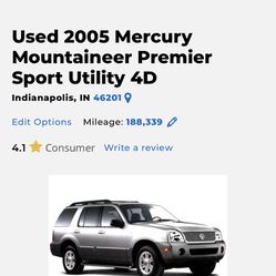 2005 Mercury Mountaineer Thumbnail