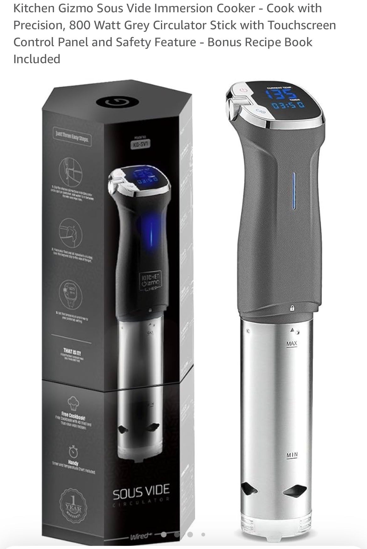 Kitchen Gizmo Sous Vide Immersion Cooker