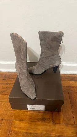 Suede lines Paolo boots