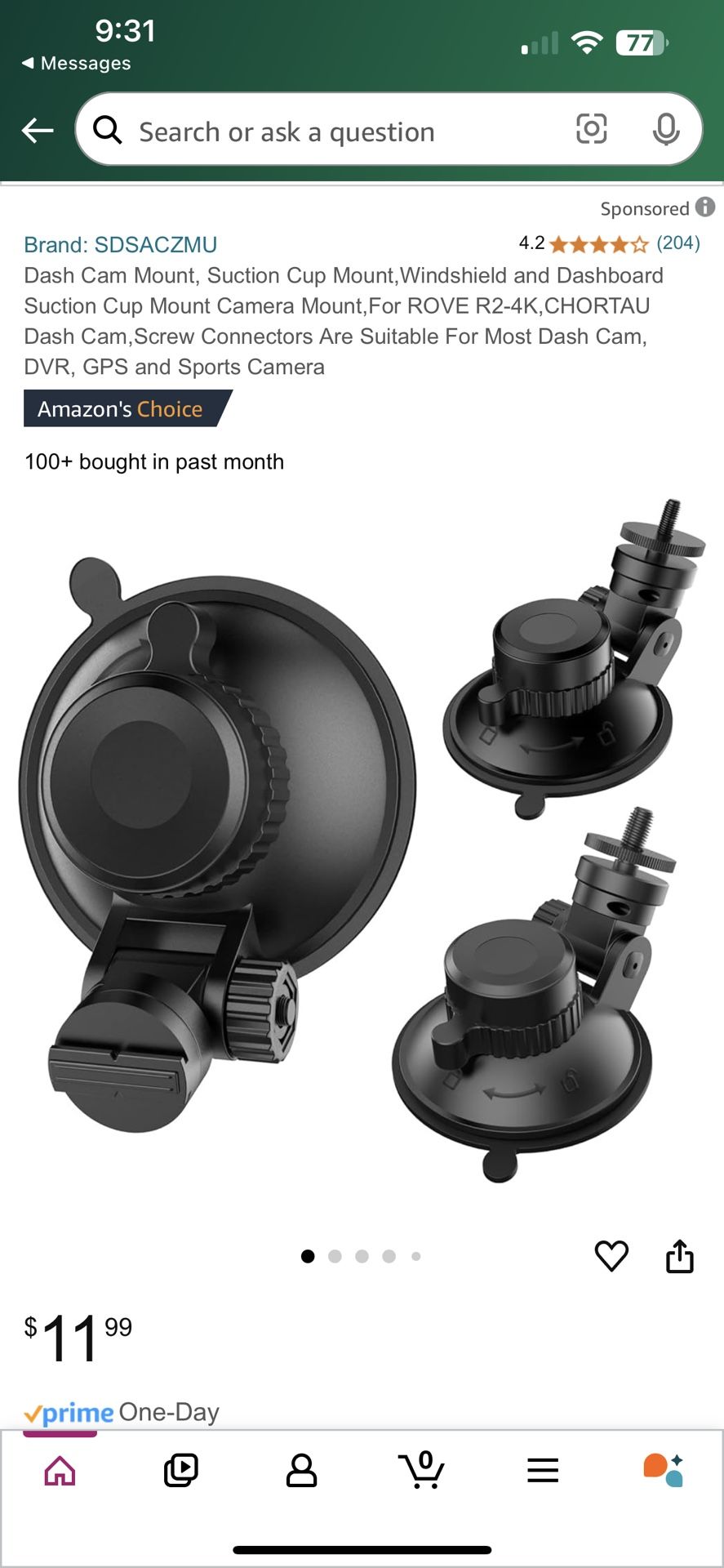Dash Cam Mount
