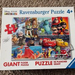 Disney Pixar 60-Piece Puzzle - Cars, Nemo, Toy Story, Incredibles