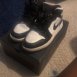 Air Jordan 1 mid se asw black white 6.5