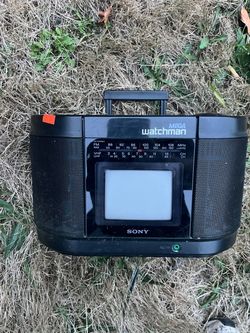 Sony Mega Watchman Portable TV/FM/AM Radio