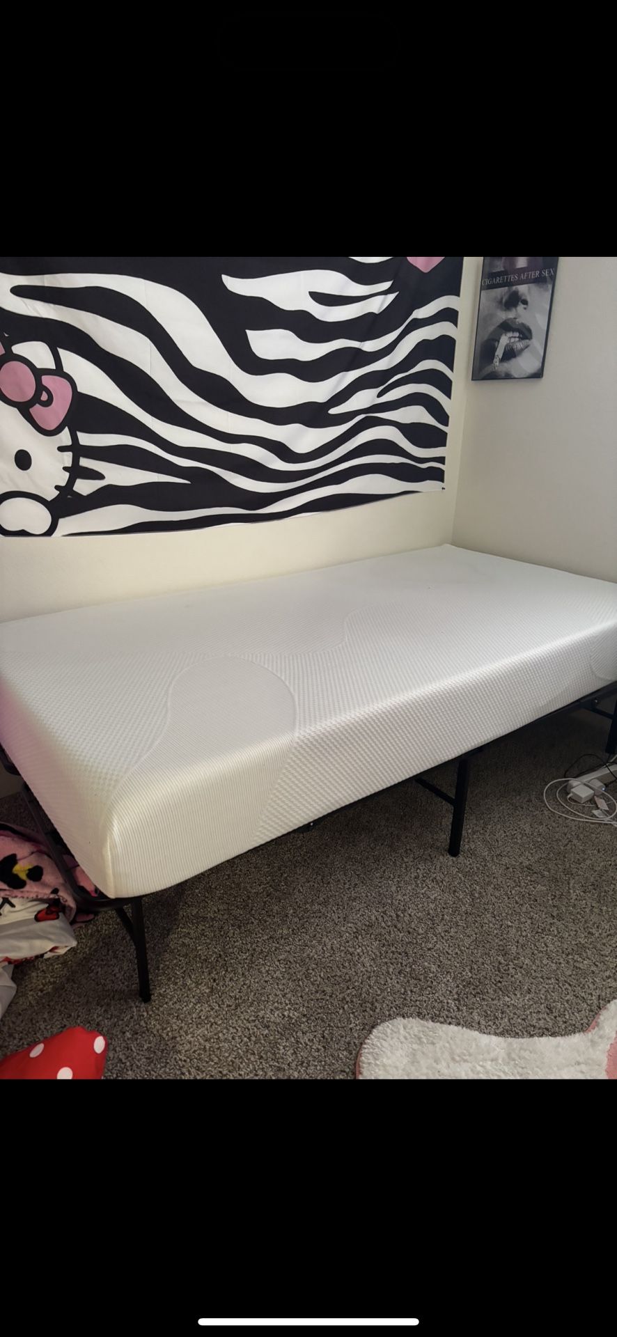 twin bed and frame