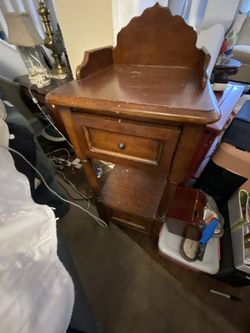 Tall Narrow Side Table 