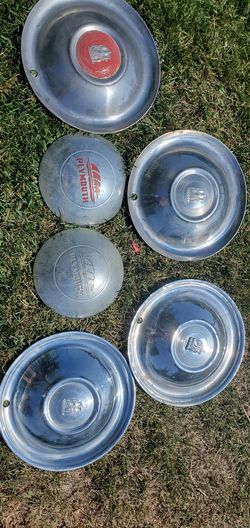 1950s Plymouth hubcaps