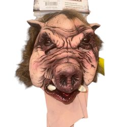 Zagone Studios Halloween Snort Boar Mask with Moving Mouth | NWT
