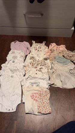 3 month baby girl, tops and onesies