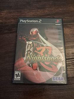 PS2 Playstation 2 Nightshade Video Game