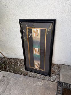 Joy Broe Variations I Signed Original Mixed Media Abstract Art Framed COA 2000
