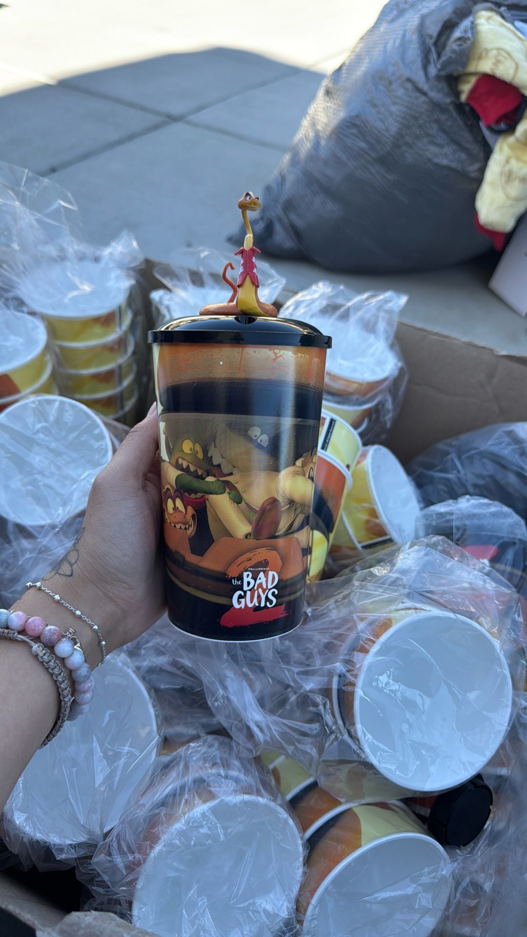 Bad Guys 2 Cups With Lid And Character 