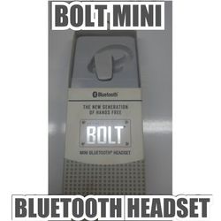 WHITE QUICKCELL BOLT MINI BLUETOOTH HEADSET
