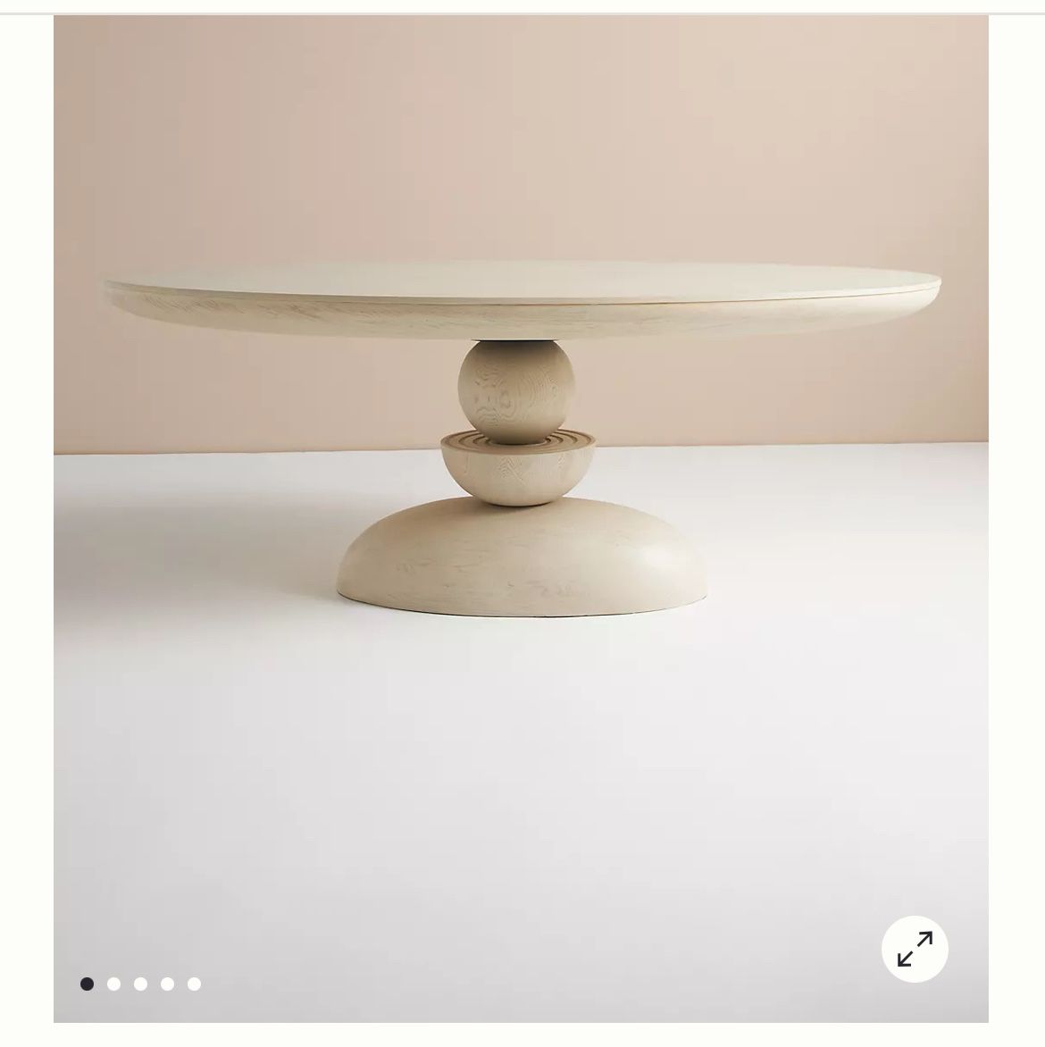 Like New Beautiful Anthropologie Sonali Dining Table