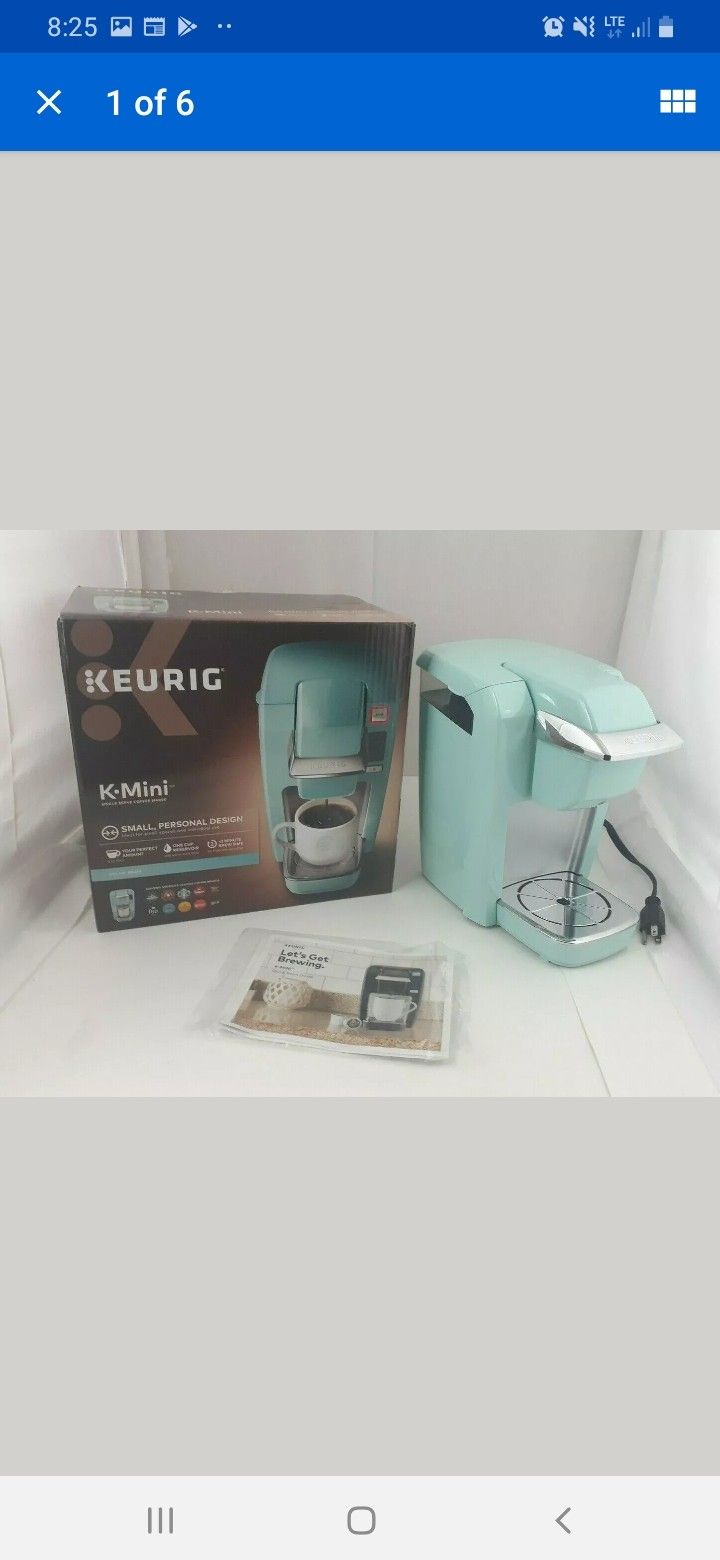 Keurig Kmini K15 Single Serve Coffee Maker Oasis K-cup Pod Coffee Maker