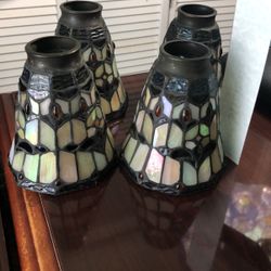 Tiffany Or Stained Glass Fan Shade 