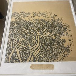 Original Woodcut Unsigned Proof 1971