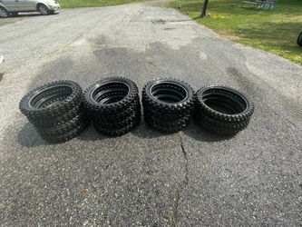 Professional Dunlop Geomax Dirt Bike Tires – Multiple Sizes – New / Like New