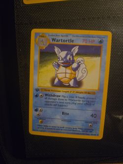 Wartortle shadowless base set