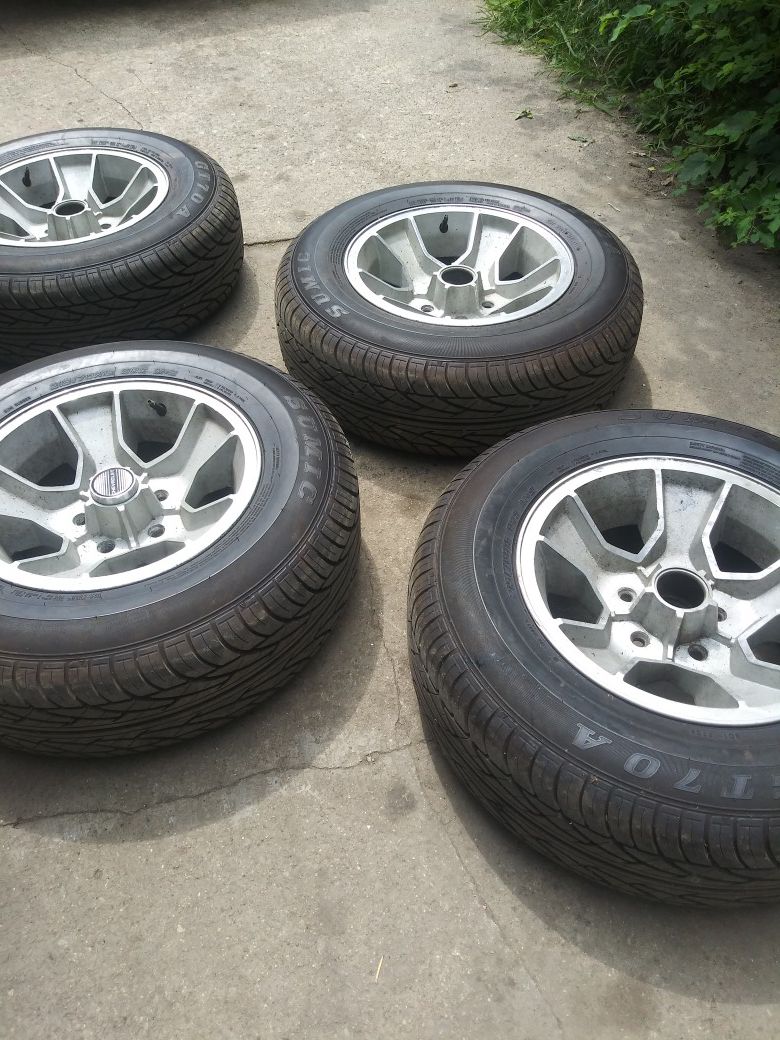 86 monte ss rims and tires all four tires are brand new never been road on