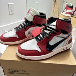  Air Jordan 1 x Off-White Retro High OG 'Chicago' AA3834-101