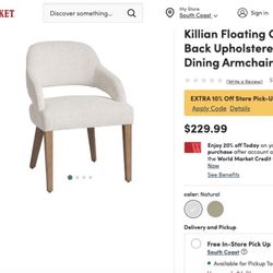 Stylish Chair Bedroom/Living/Dining 