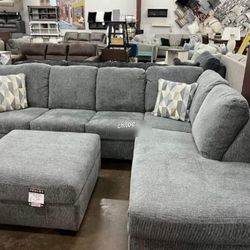 
\ASK DISCOUNT COUPON💬 sofa Couch Loveseat Living room set sleeper recliner daybed futon ♡dlhrt Charcoal Gray Raf Or Laf Sectional 